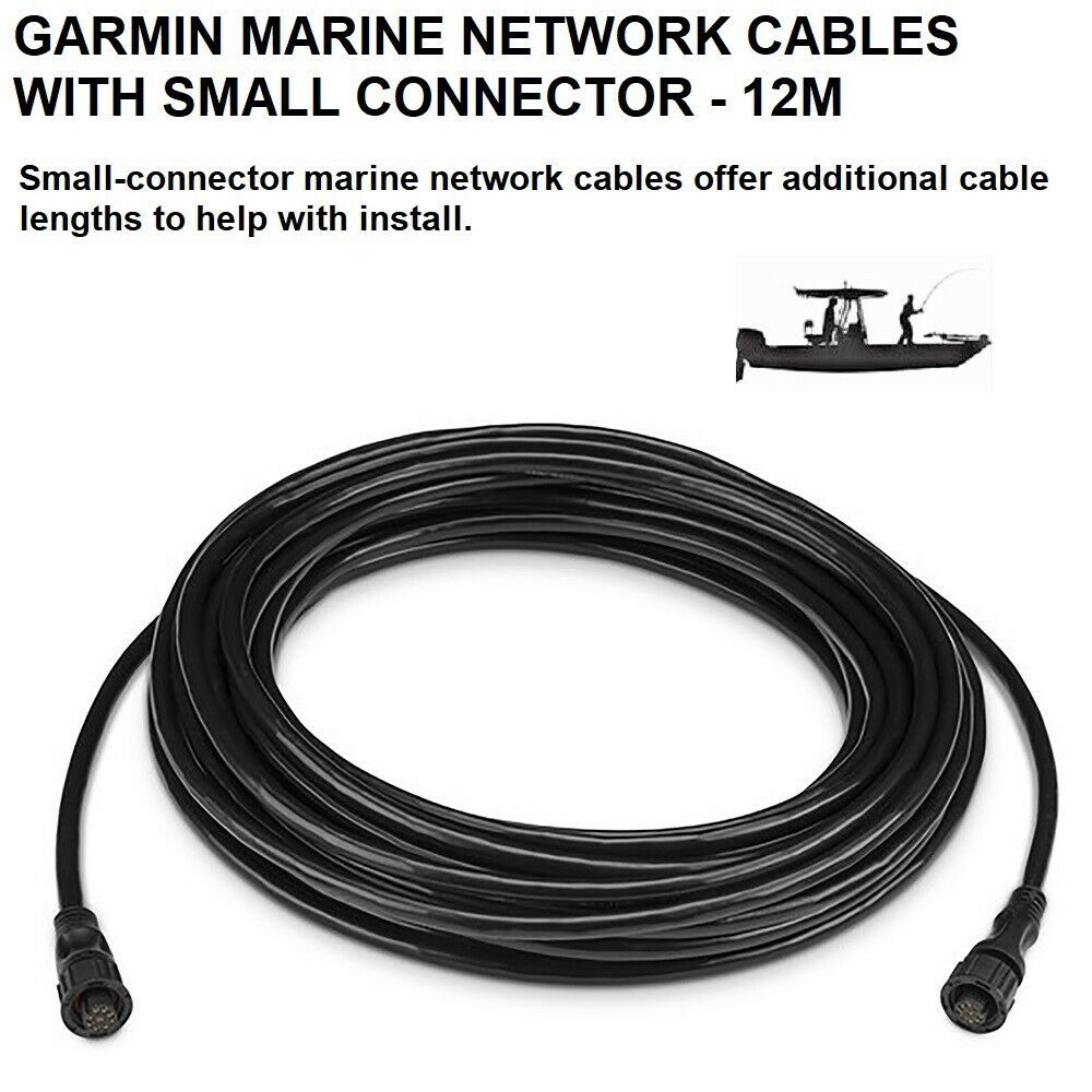 GARMIN MARINE NETWORK CABLES WITH SMALL CONNECTOR 12M To Help With