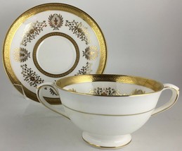 Coalport Lady Anne Cream soup bowl &amp; saucer - $50.00