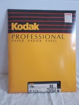 Vintage Kodak Professional High Lustre S3 8x10" Photo Paper FACTORY SEALED 25 ct - $33.77