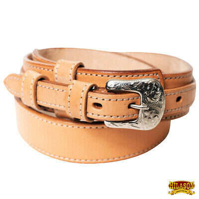 Western Hilason Genuine Leather Mens Ranger Belt 1.5 Width U-I110
