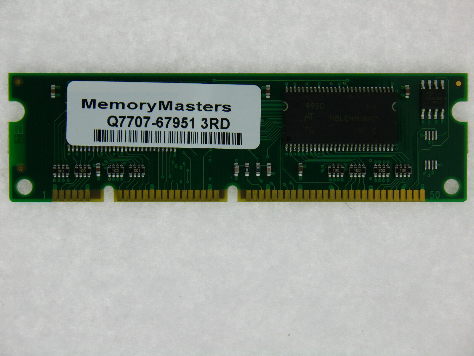 Q7707-67951 32MB 100 Pin DIMM Memory for HP printers 4000 - Printer Memory