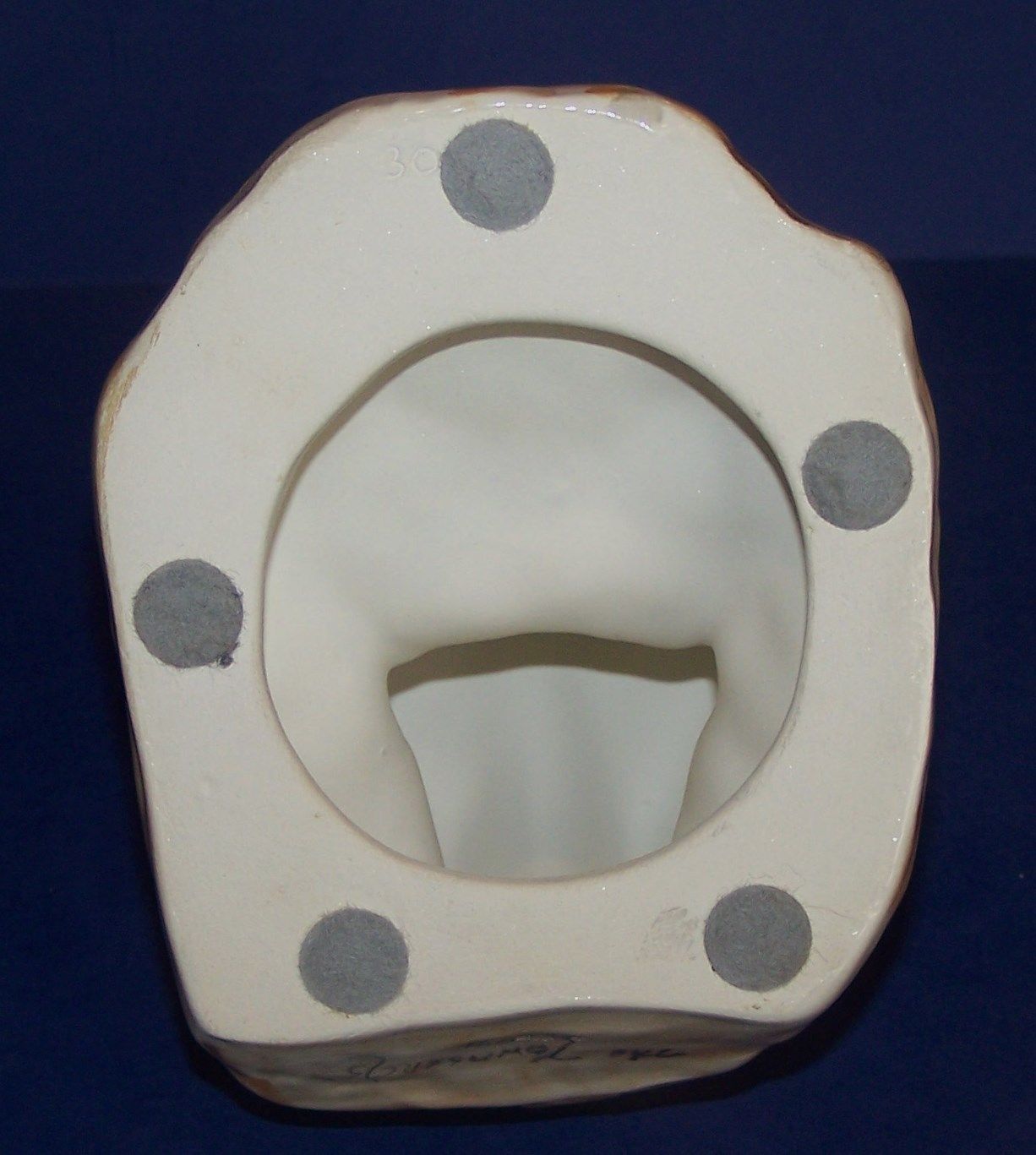 VINTAGE THE TOWNSENDS CERAMIC PELICAN HAND PAINTED 10 1/4" FIGURINE