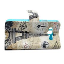 Eiffel Tower Wallet Case for Samsung Galaxy A3 2015 - Paris Kickstand Cover US image 4
