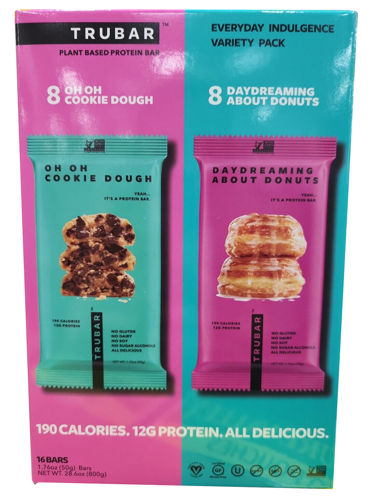 Trubar Plant Protein Bars 16ct/ 1.76 OZ Vitamins & Lifestyle Supplements