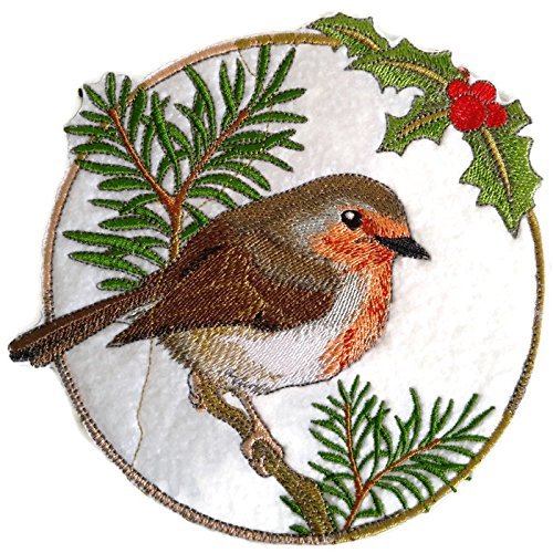 Nature Weaved in Threads, Amazing Birds Kingdom [European Robin in Christmas Blo