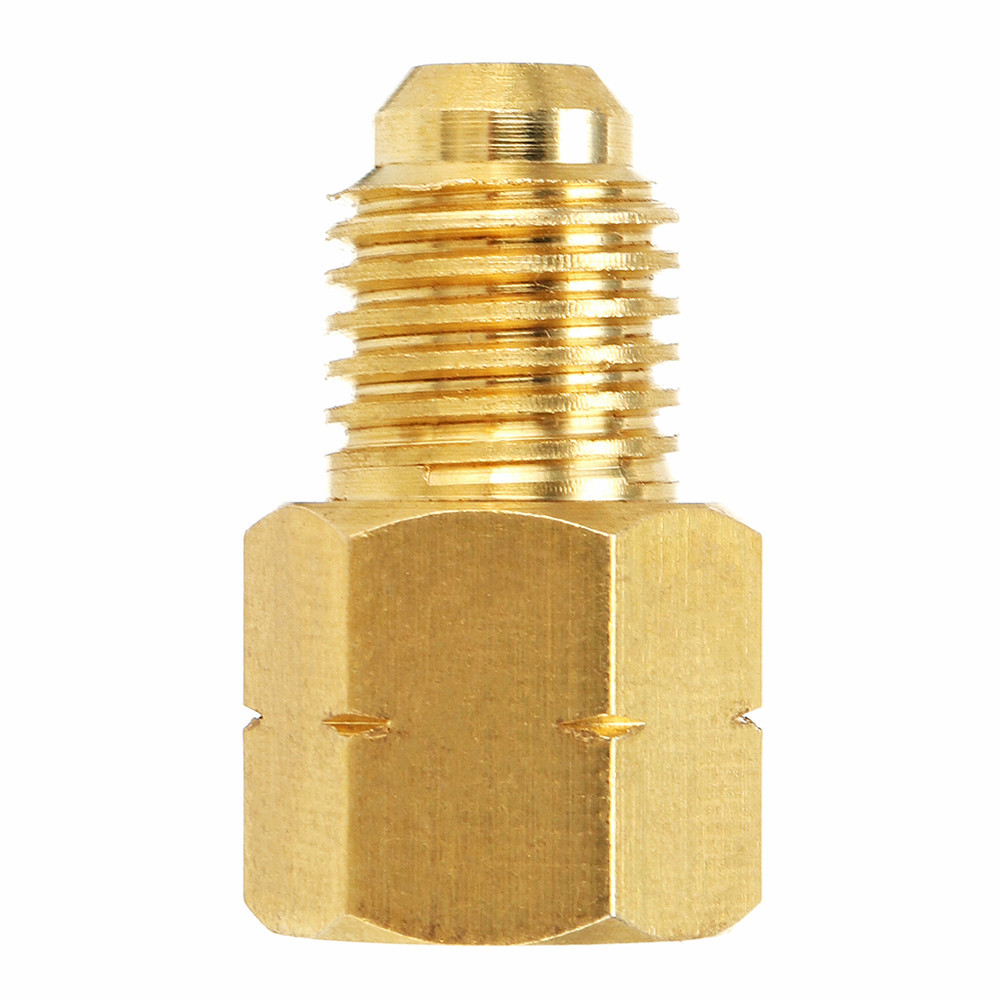 R1234YF Brass Hose For R134a Vacuum Pump Adapter Fitting 1/2 Inch ACME