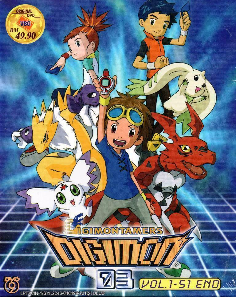 Digimon Tamers 03 Vol.1-51 End DVD English Subtitle Ship From USA - DVD ...