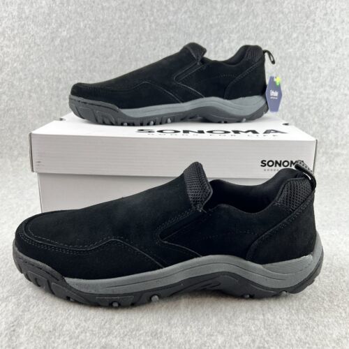 Sonoma Goods Genuine suede ortholite black Slip On loafers Size 11 Mens ...