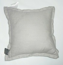 Ralph Lauren Allaire Grey Linen Throw Pillow 18" x 18" retail $100 - $74.40