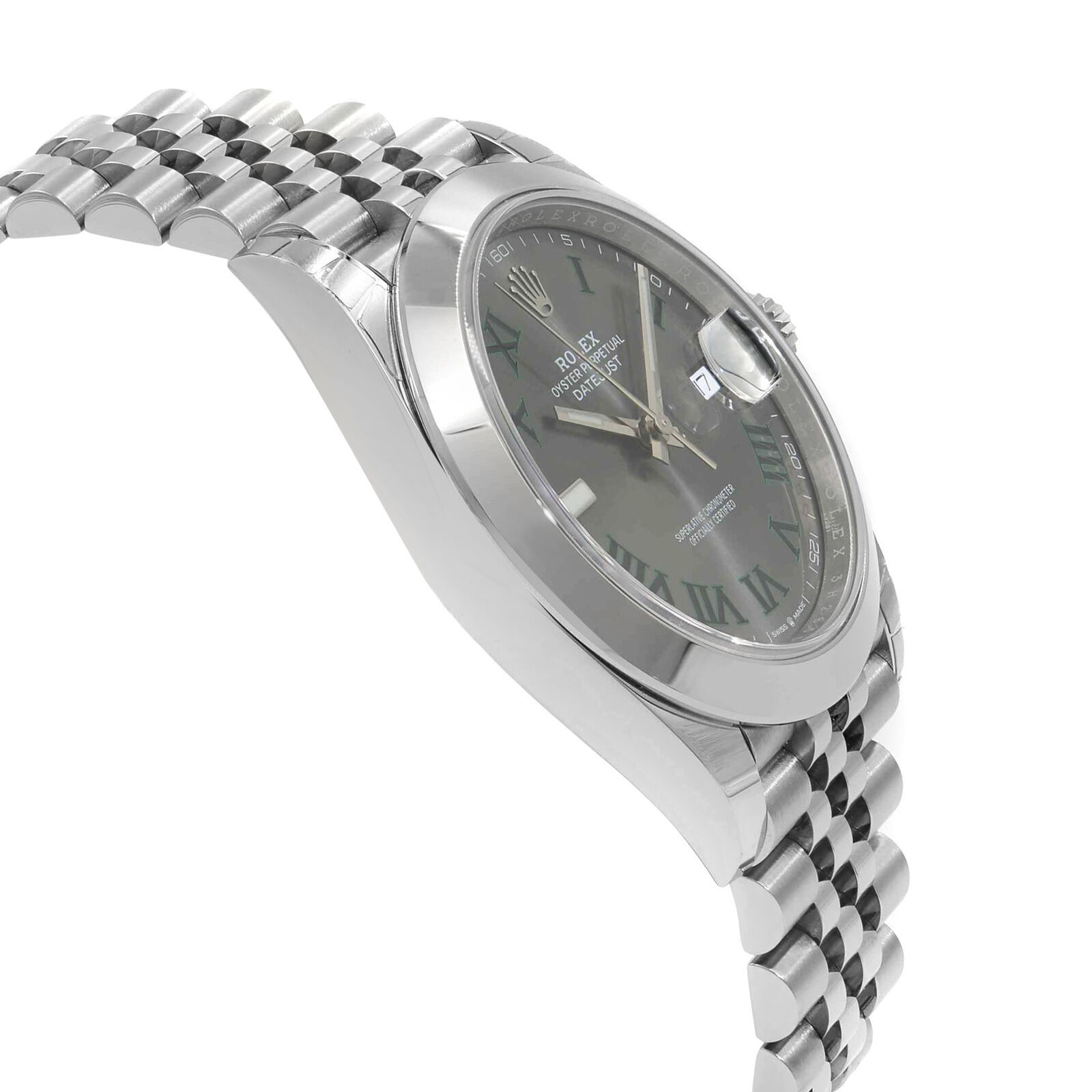 rolex datejust 41 green dial