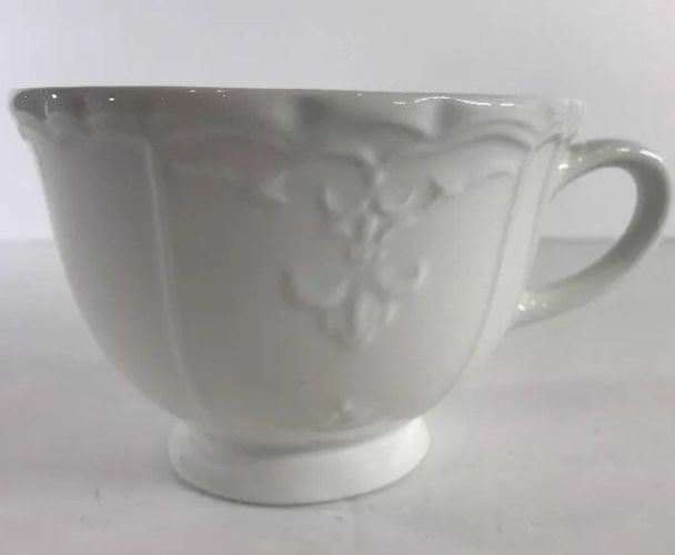 "VERSAILLES" Tabletops Unlimited White Dinnerware Collection (Embossed)