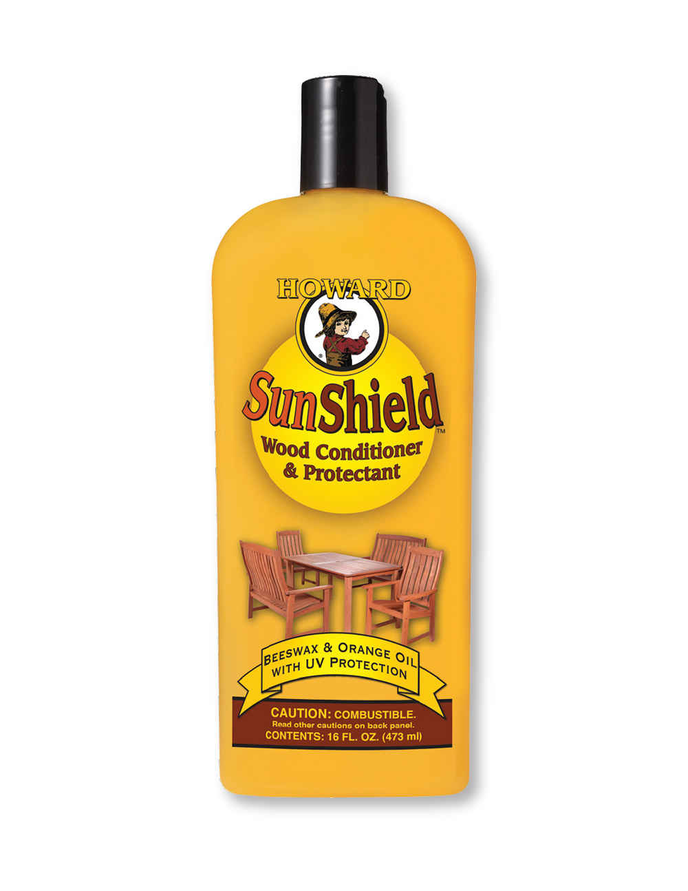 Sun Shield Outside Wax for Wood with Uv Protection 16oz Household