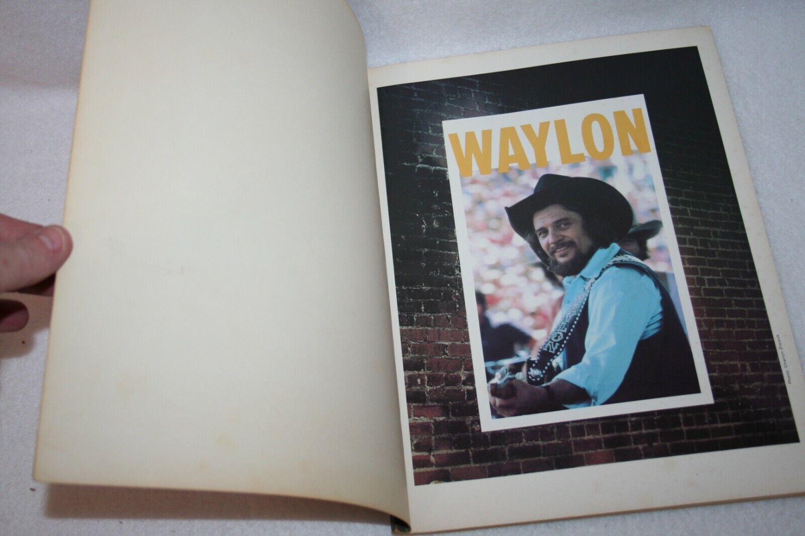 Waylon Jennings It's Only Rock And Roll WAYLON JENNINGS It's Only Rock & Roll Songbook 1983 Piano Guitar PHOTOS