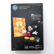 NEW HP Advanced 4x6" Glossy Photo Paper 100 Ct Inkjet 2010 Mickey Mouse Q6638A - $6.92
