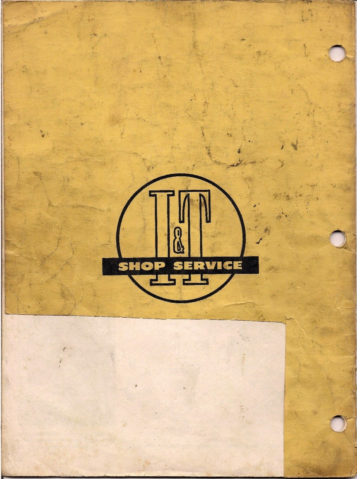 1953 Original Tractor Ford Ferguson I and T Shop Service Manual 2N 8N 9N No  FO