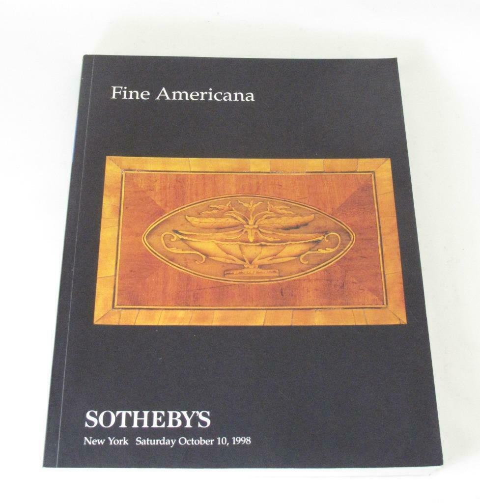 Primary image for Sothebys NY Fine Americana Auction Catalog 10/10/1998