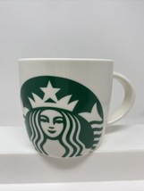 2017 Starbucks Mermaid Lady Green Logo Ceramic Coffee Tea Mug Cup 14 Oz - $9.89
