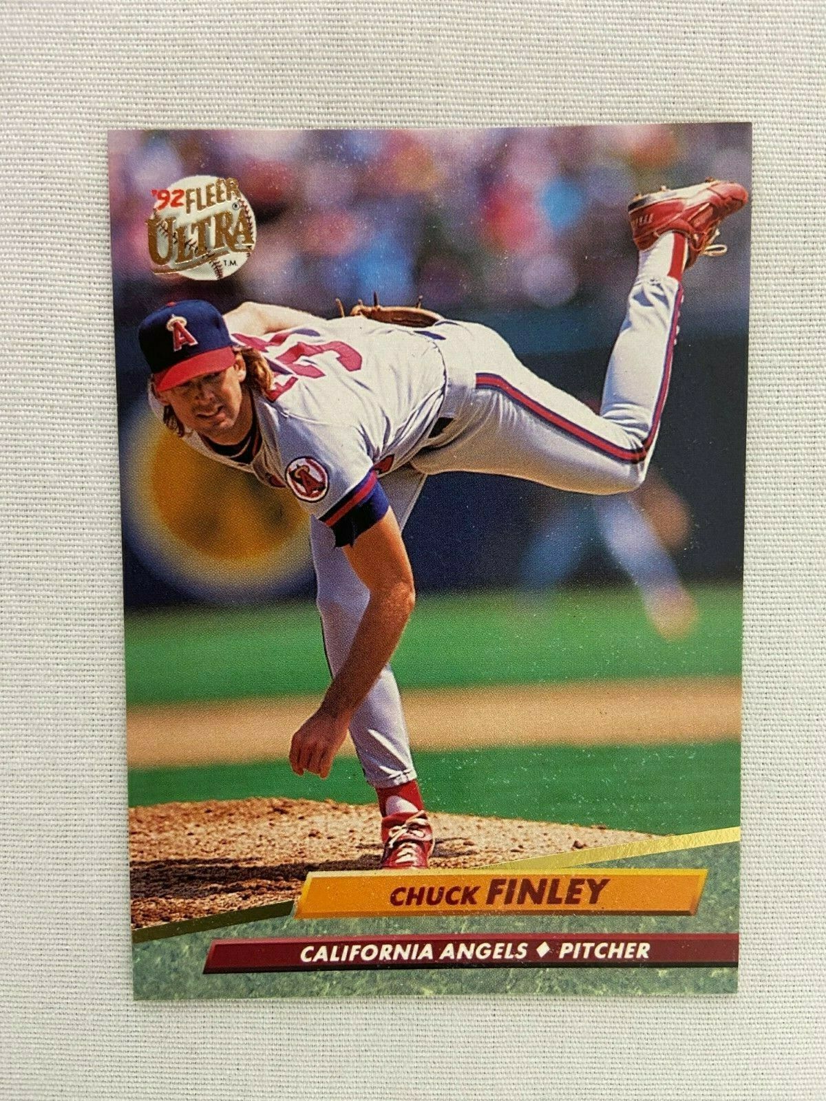 Chuck Finley California Angels 1992 Fleer Baseball Card 25 Baseball Cards