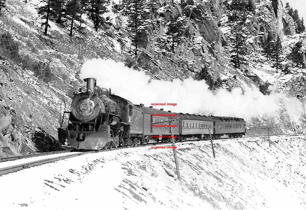 Denver & Salt Lake RR 460 301 on Train 1 4x6 photo Photographs