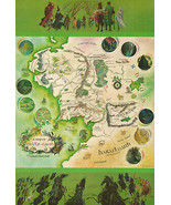 Middle Earth LOTR Fantasy Map Wall Art Poster Print Decor - $13.95+