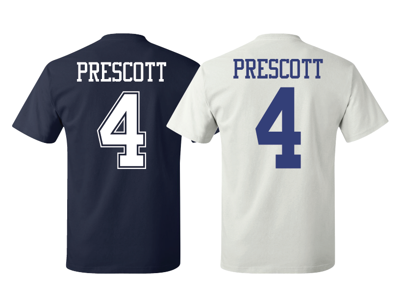 Dallas Cowboys Style T-Shirt/Jersey Dak and 16 similar items