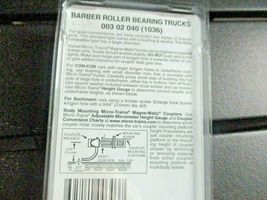 Micro-Trains Stock # 00302040 (1036) Barber Roller Bearing Trucks No/Couplers N image 3