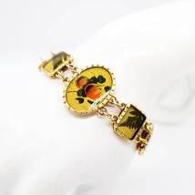 Rare Find Vintage Designer Jewelry John Wind Maximal Fruit Bracelet Char... - $265.77