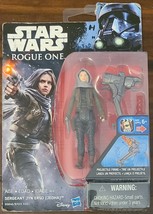 Disney Star Wars Rouge One Sergeant Jyn Erso Jedha 3.75&quot; Action Figure New - $8.90