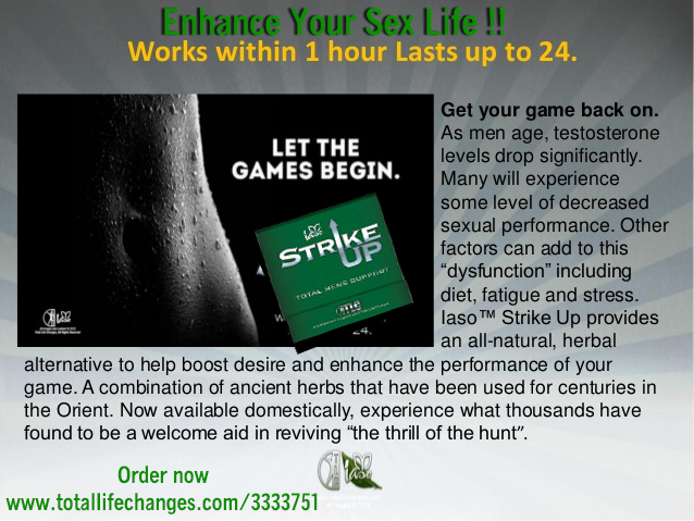 Strike UP - All Natural Sexual Male Enhancement Herb For ...