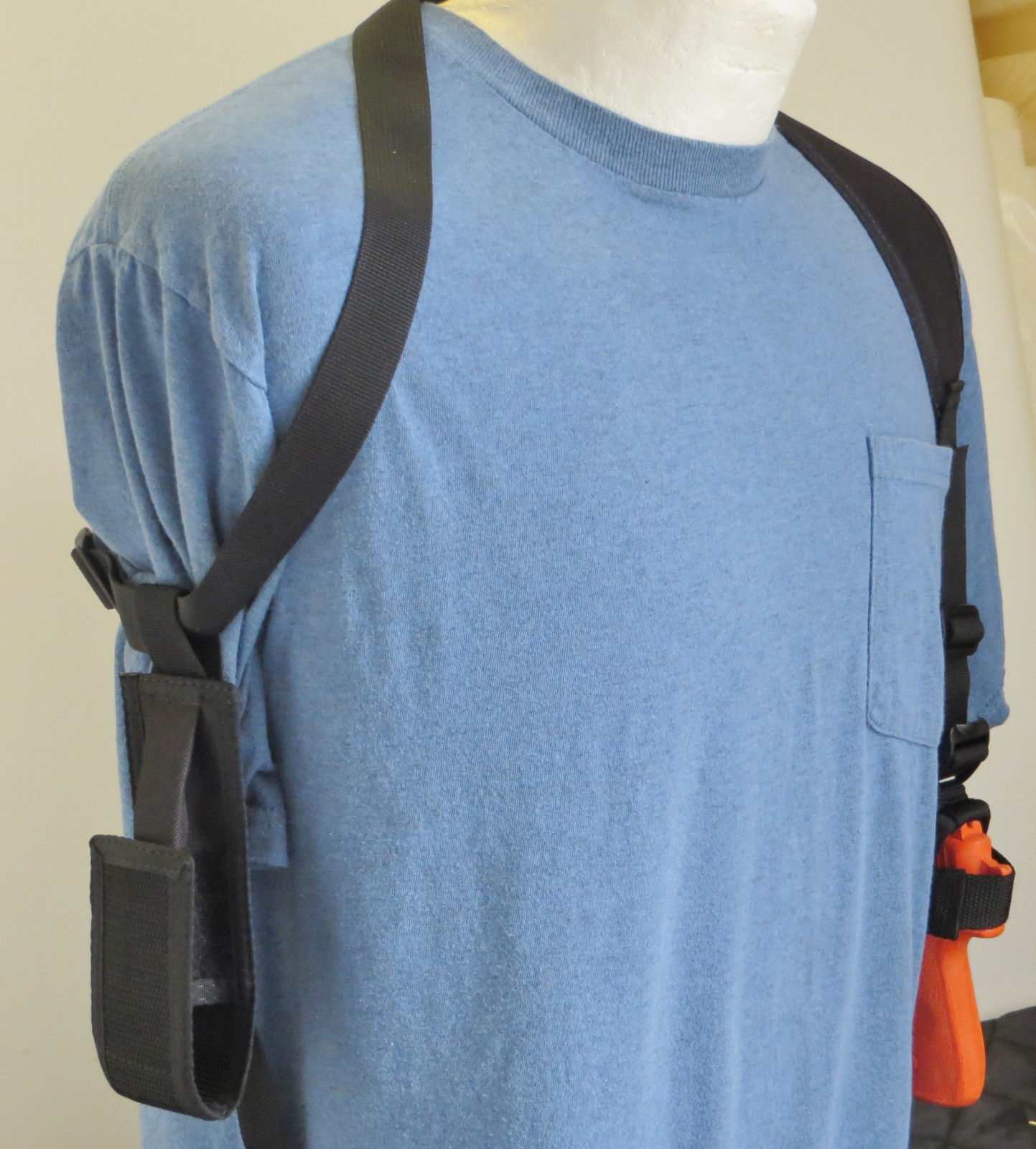 Nylon Gun Shoulder Holster for BERSA THUNDER 380 & 22 with Single Mag ...