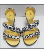 Leopard Padded Mojito Swirl Wrap Open Toe Sole-less High Heel Pumps - $199.95