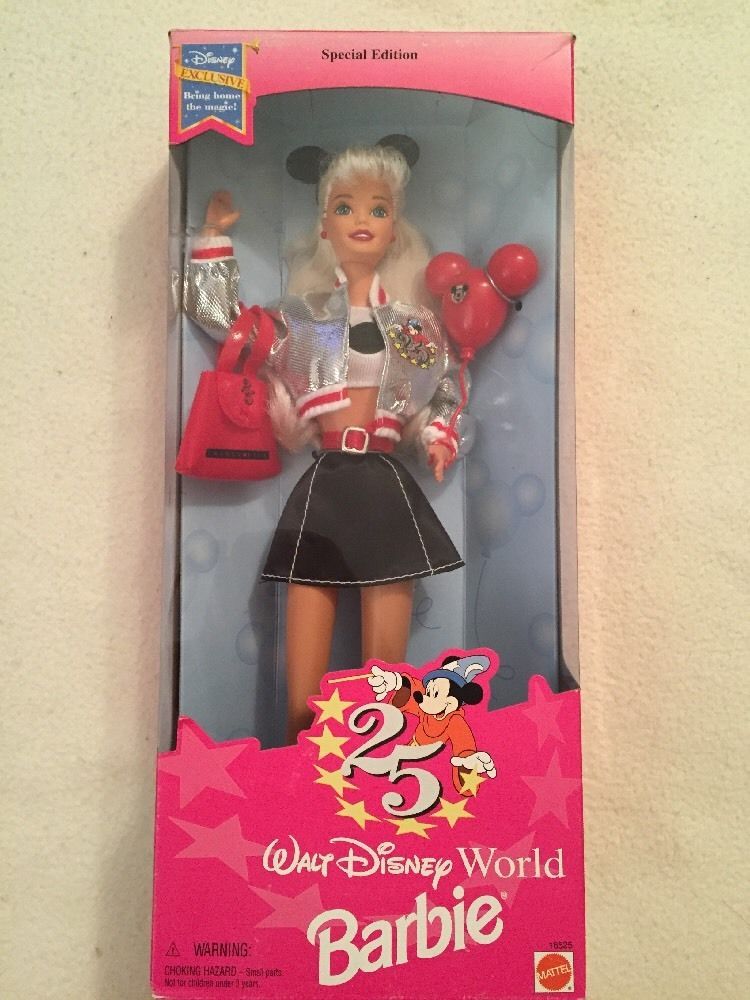 25th anniversary disney barbie worth
