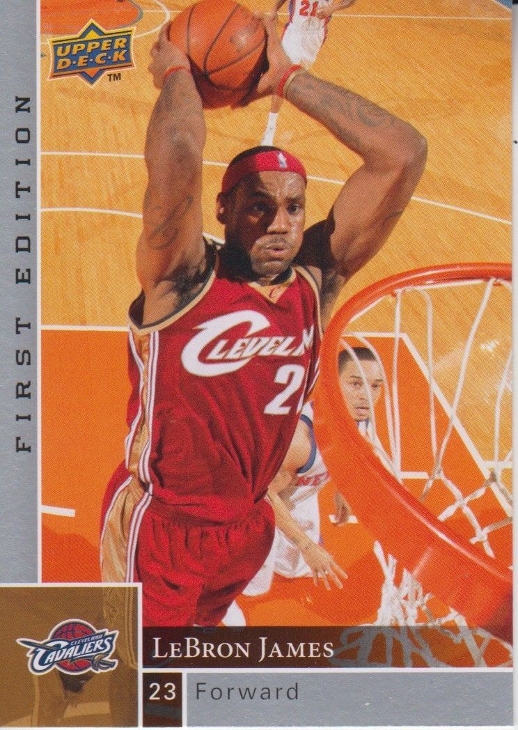 LeBron James 200910 Upper Deck First Edition Card 24 Basketball Cards