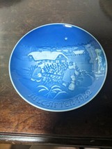 Royal Copenhagen Plate Jule After 1982 chopping the christmas tree - $12.86