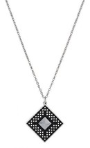 Montana Silversmith Silver and Black Diamond Necklace on chain - $17.99