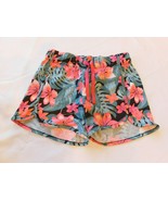 Hurley youth girl&#39;s active shorts Size L 12-13 years High Rise Fit Flora... - $26.23