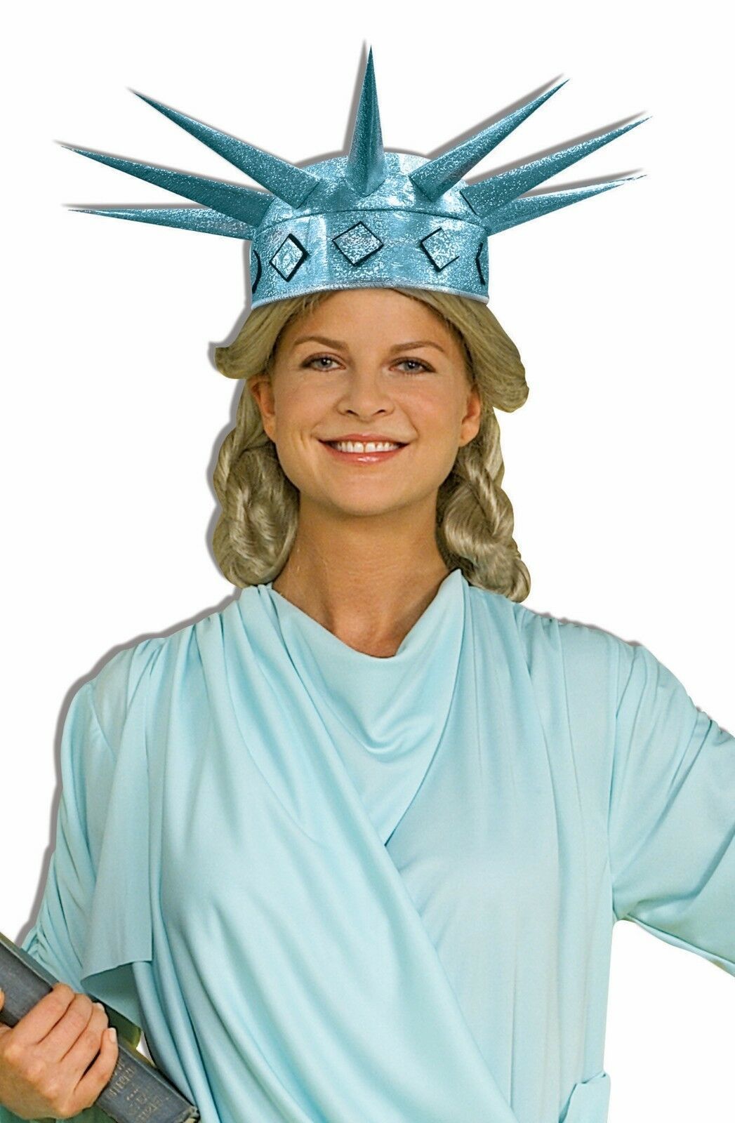 MISS LIBERTY TIARA STATUE OF LIBERTY HEADPIECE ADULT COSTUME ACCESSORY
