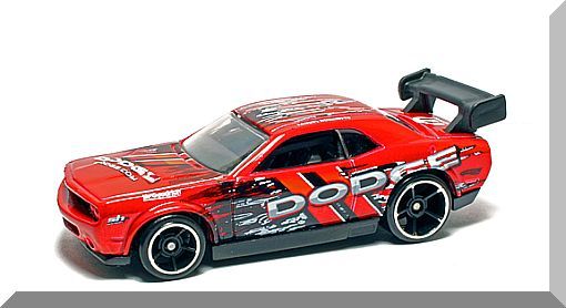 hot wheels dodge challenger red