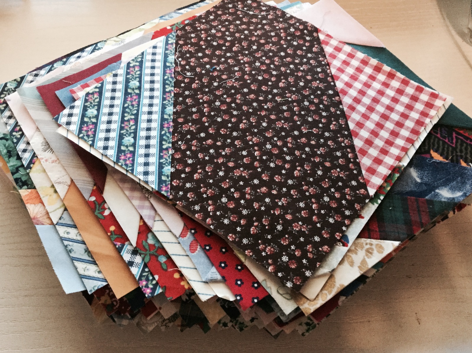 92 Paper Pieced Crazy Quilt Style 8.5 x 8.5 Inch Blocks Quilt Blocks