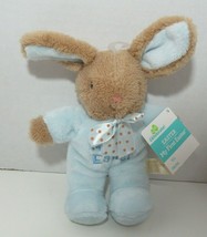 MTY plush tan brown blue bunny rabbit baby soft toy My 1st First Easter ... - $13.85