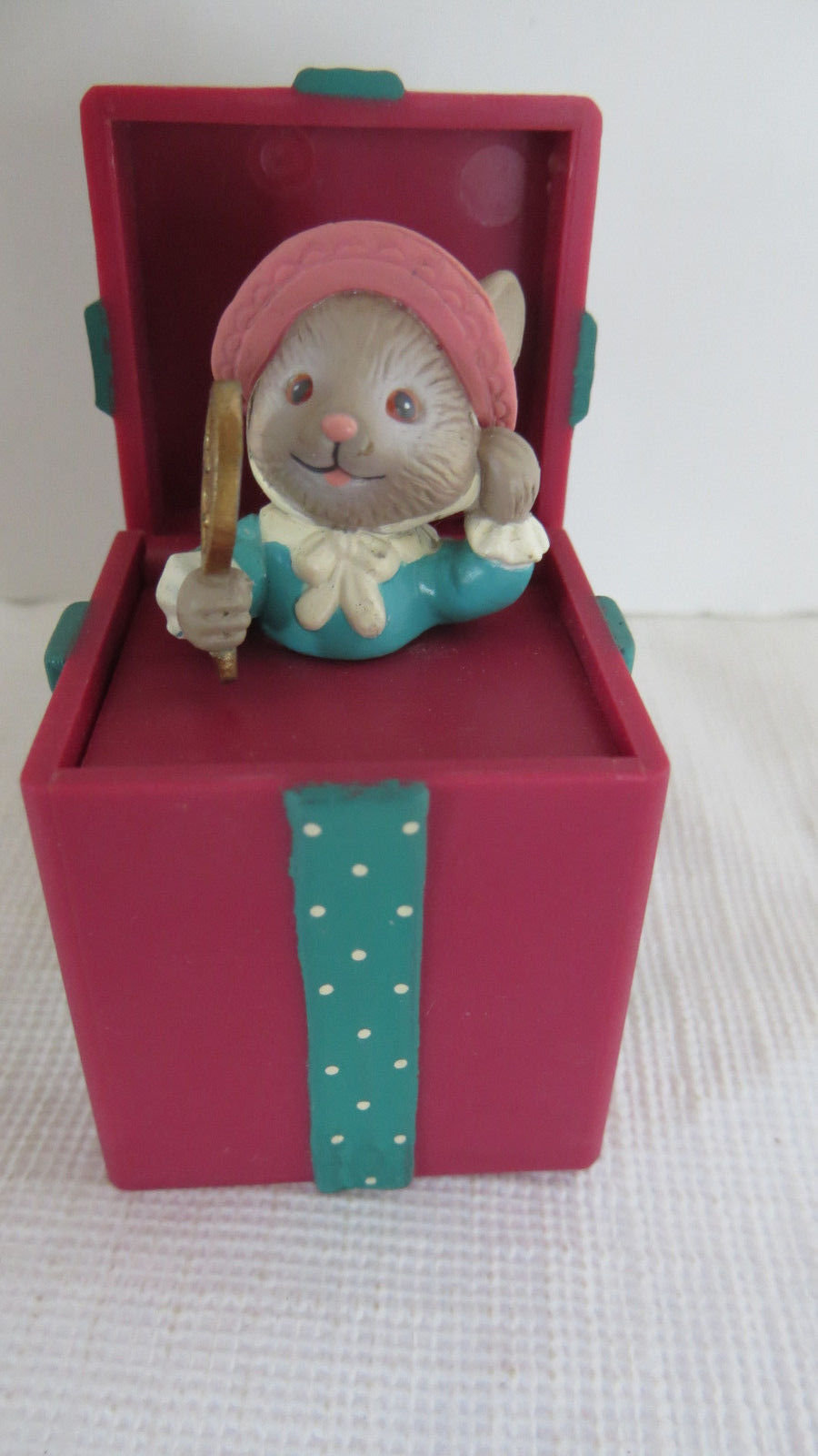 Primary image for Enesco 1994 Merry Miss Merry "Now You See It" Pop Up Ornament No Box