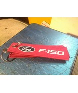 Ford F-150 Rectangular Red Leather Key Chain ships out same/next day! - $10.17