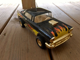 Plastic Fire Flame Design Hot Rod Racer Car Toy With Pull String And Shocks - $29.95