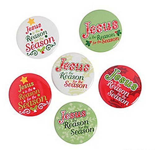 Jesus Is the Reason Buttons (48 Pcs)