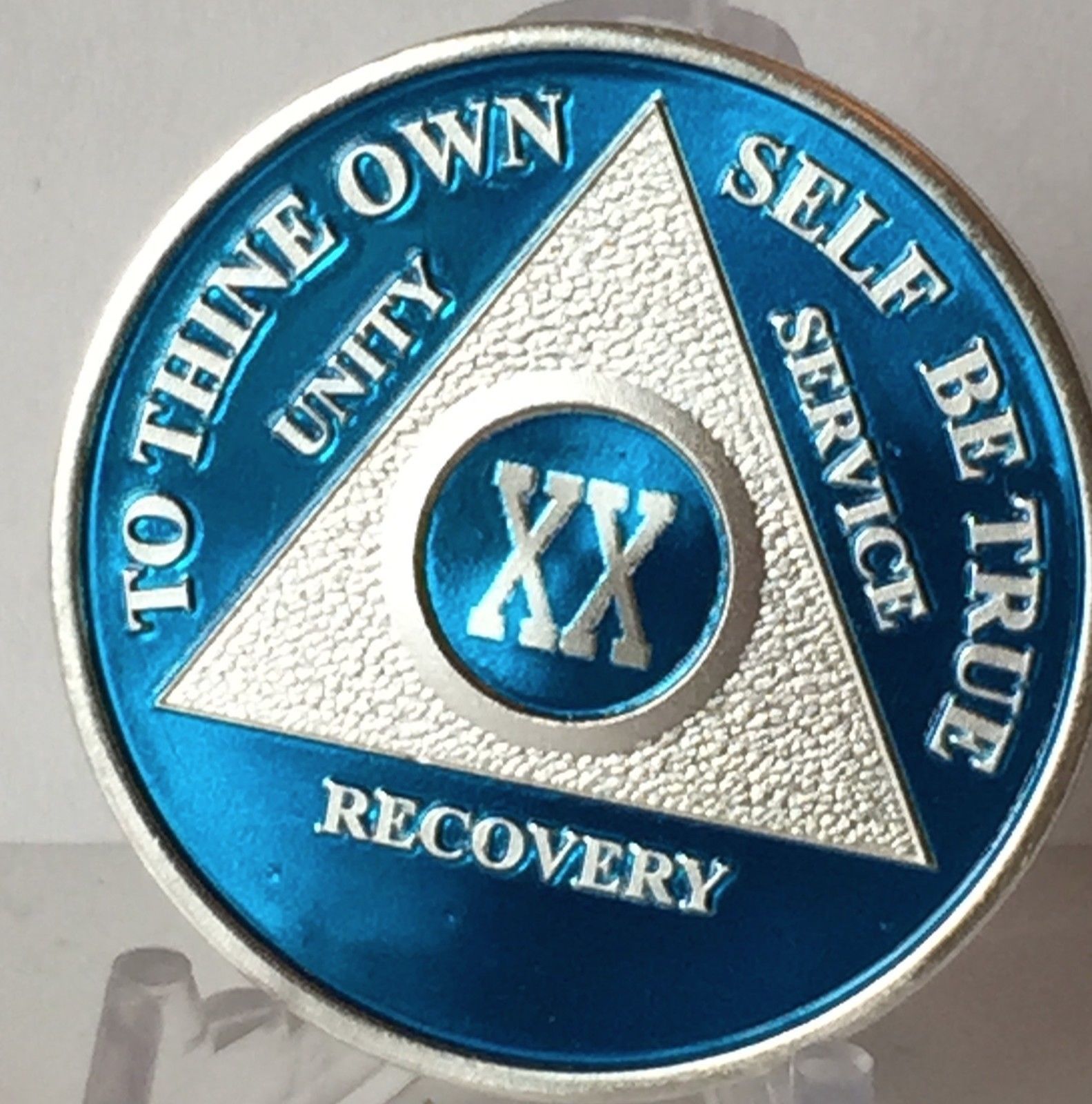 AA COIN PEWTER ALCOHOLICS ANONYMOUS RECOVERY CHIP TOKEN MEDALLION NEW 