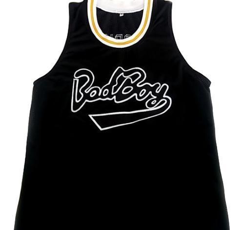 Notorious #97 Bad Boy Biggie Smalls Men Basketball Jersey Black Any Size