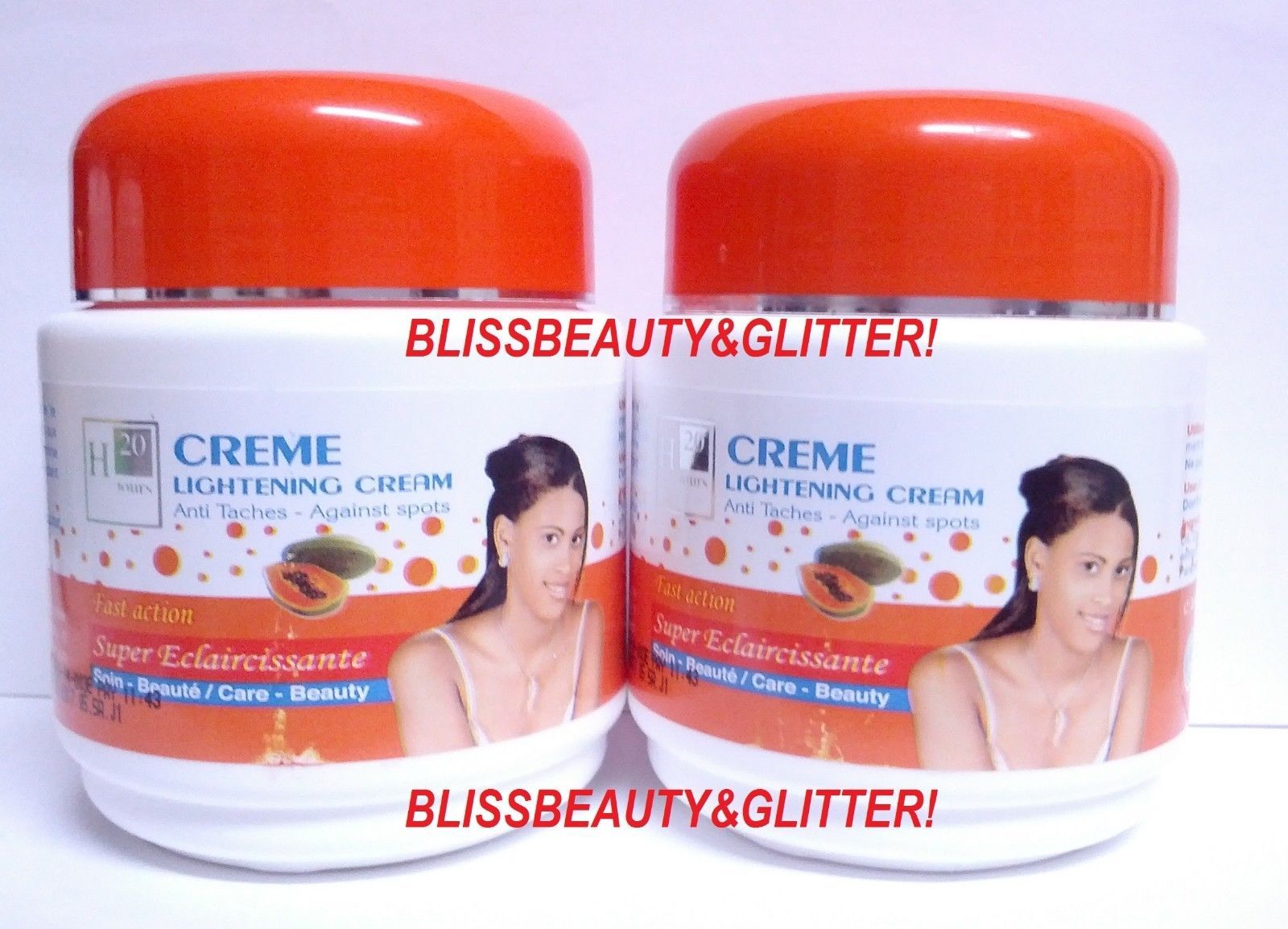 H20 Jours NatureL 2 LOT! Papaya Lightening Cream/KOJIC,PAPAYA EXTRACT