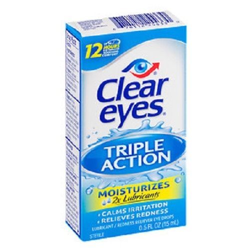 Eye drops for clear vision