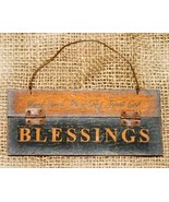 Blessings Ornament or Plaque Rustic Country - $4.95