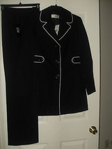 Le Suit New Black /White 2PC Pant Suit    8   $200.00 - $48.99